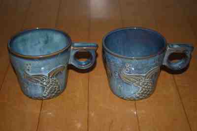 2-Starbucks Mermaid Tail Coffee Tea Mug 2014 Anniversary 12 oz Blue Green Siren - Sold on eBay Nov, 13th 2018 for $88.95