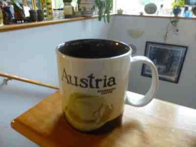 Starbucks Austria Osterreich Global Icon City Collector Coffee Mug Cup 16oz 2014 - Sold on eBay Nov, 10th 2018 for $32.50