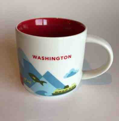 Starbucks 14 oz Coffee Mug "You Are Here" Collection - Washington State 2015 - Sold on eBay Nov, 17th 2018 for $13.99