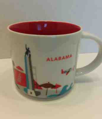 2015 Starbucks Alabama Collector Series You Are Here Mug 14 Oz - Sold on eBay Nov, 17th 2018 for $7.00