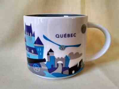 STARBUCKS MUG QUEBEC YOU ARE HERE COLLECTION 2015 14 OZ BLUE PURPLE GRAY INT. - Sold on eBay Nov, 16th 2018 for $19.99