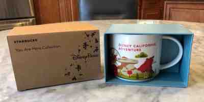 Starbucks Disneyland Disney California Adventure YAH Collector Mug ~ Mint in Box - Sold on eBay Nov, 16th 2018 for $28.00