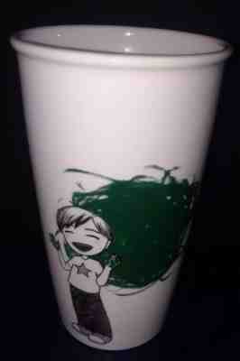 STARBUCKS 2015 Dot Collection Finger Paint Boy Travel Tumbler 12oz Mug-No Lid - Sold on eBay Nov, 16th 2018 for $9.99
