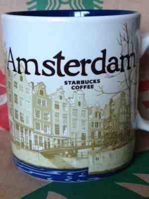 NEW Starbucks AUTHENTIC 2015 AMSTERDAM (v1) Netherlands 16 oz mug DISCONTINUED! - Sold on eBay Nov, 16th 2018 for $49.99