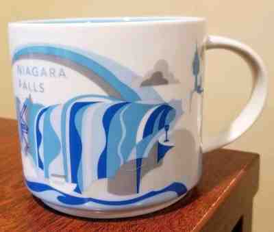 Starbucks  NIAGARA FALLS  Coffee Mug  (2015)  14oz.  YOU ARE HERE  Collection    - Sold on eBay Nov, 16th 2018 for $18.99