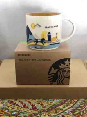 Starbucks Maryland You Are Here State Coffee Cup Collectible NIB Mug 14 Oz 2015 - Sold on eBay Nov, 15th 2018 for $13.99