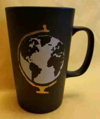 2015 Starbucks Matte Black World on Gold Globe Stand 16 Oz Ceramic Mug  - Sold on eBay Nov, 14th 2018 for $19.98