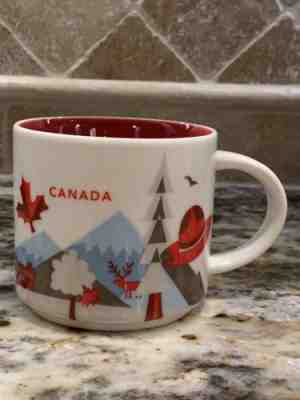 2015 Starbucks YOU ARE HERE Collection Canada Coffee Mug Cup - Sold on eBay Nov, 14th 2018 for $10.00