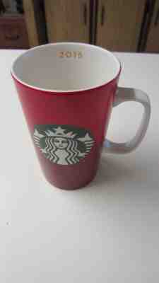 2015 Starbucks Burgundy w/ Green Mermaid Logo Tall Coffee Cup / Mug, 16 oz (MD) - Sold on eBay Nov, 12th 2018 for $7.99