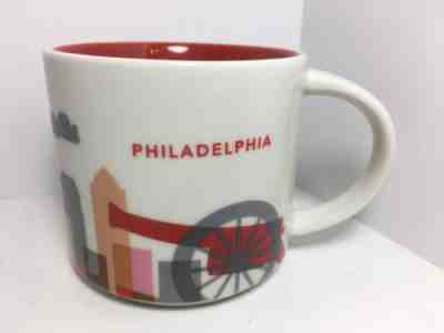 Starbucks You Are Here Collection 14 Oz Philadelphia Coffee Cup Mug 2015 - Sold on eBay Nov, 12th 2018 for $9.99