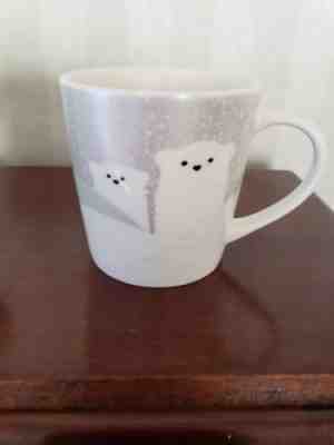 Starbucks 2016 POLAR BEAR MUG Snow Winter Holiday Christmas Embossed 8 Oz NEW - Sold on eBay Nov, 16th 2018 for $9.60