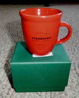 Starbucks Red Abbey Demitasse Cup Holiday 2016 Mini Espresso Mug 3oz NIB - Sold on eBay Nov, 15th 2018 for $8.99