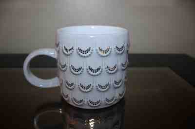 2016 STARBUCKS MERMAID SCALES COFFEE MUG CUP 10 oz. WHITE AND GOLD - Sold on eBay Nov, 15th 2018 for $14.99