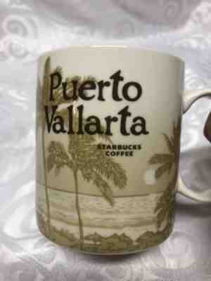 STARBUCKS GLOBAL ICON MUG 16 oz  PUERTO VALLARTA 2016 - Sold on eBay Nov, 14th 2018 for $16.20
