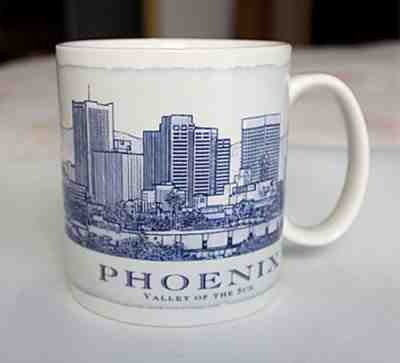 Starbucks Coffee Mug 2016 PHOENIX building City Collector Series 18 oz - Sold on eBay Nov, 14th 2018 for $8.01