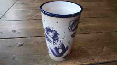 2016 Starbucks Tattoo Mermaid 12oz Tumbler Coffee Mug NO LID - Sold on eBay Nov, 14th 2018 for $50.00