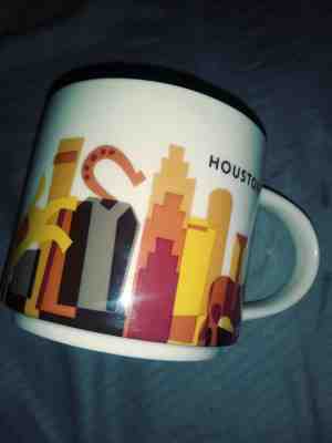 Starbucks Coffee 2017 14oz YAH Mug HOUSTON Texas You Are Here Collection   - Sold on eBay Nov, 18th 2018 for $14.95