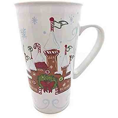 Disney 2017 Christmas Holiday Gingerbread Castle Starbucks Coffee Tumbler Mug - Sold on eBay Nov, 17th 2018 for $15.00