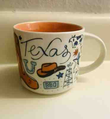 2017 Starbucks you are here Texas coffee mug - Sold on eBay Nov, 17th 2018 for $3.70