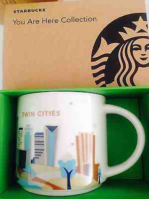Starbucks Coffee 2017 YAH Mug TWIN CITIES You Are Here Collection 14oz NWT & box - Sold on eBay Nov, 16th 2018 for $19.95