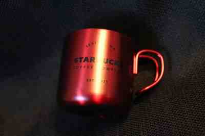 Starbucks Mini Camp Mug 3 oz Demi Demitasse Mini Cup 2017 Red New - Sold on eBay Nov, 15th 2018 for $13.95