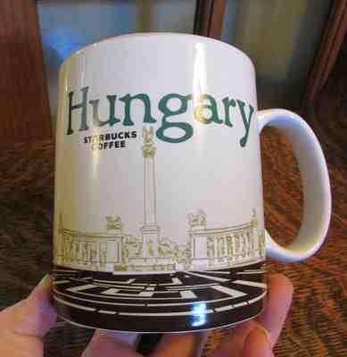STARBUCKS 2017 Hungary, Global Icon Series 16 oz Coffee Cup, Mug - Sold on eBay Nov, 10th 2018 for $30.00
