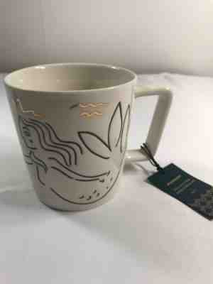 Starbucks Siren at Sea 2017 Anniversary Collection Mermaid Ceramic Mug 12 Oz New - Sold on eBay Nov, 10th 2018 for $3.60
