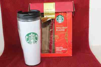 STARBUCKS Holiday Blend 2.5oz Coffee & 16 oz plastic Travel Mug lid  2017 New - Sold on eBay Nov, 9th 2018 for $11.99