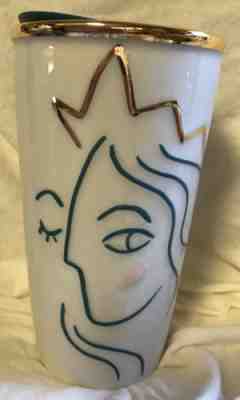 Starbucks White Gold Mermaid Anniversary 2017 NEW Mug Cup Siren Coffee Travel  - Sold on eBay Nov, 8th 2018 for $24.00