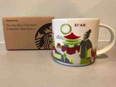 New 2017 China Starbucks Coffee "You Are Here YAH" City Mug~~~Xi'an 14oz - Sold on eBay Nov, 8th 2018 for $32.00
