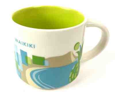 Starbucks Coffee YAH Mug 2017 WAIKIKI Hawaii You Are Here Cup 14oz NWT - Sold on eBay Nov, 6th 2018 for $9.95
