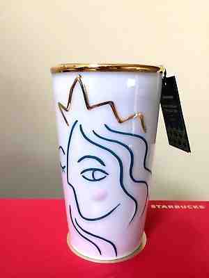 STARBUCKS 2017 Anniversary Siren Mermaid Travel Mug Tumbler 10 oz NEW - Sold on eBay Nov, 6th 2018 for $39.99