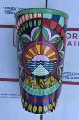 STARBUCKS 2018 JESSIE & KATEY TRISTON EATON CERAMIC TRAVEL MUG TUMBLER 12 FL OZ - Sold on eBay Nov, 17th 2018 for $32.95