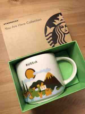 Starbucks RUSSIA Mug Cup, You Are Here Collection Brand New 2018 NWT 14 Oz - Sold on eBay Nov, 16th 2018 for $35.00
