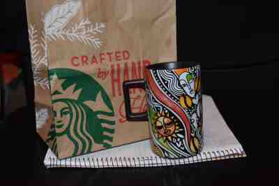 STARBUCKS 2018 LAOLU SENBANJO 12 OZ COFFEE MUG COFFEE STORIES CHAPTER 4 - NEW! - Sold on eBay Nov, 16th 2018 for $24.57