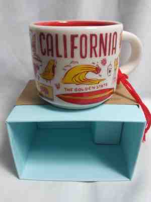 Starbucks 2018 BEEN THERE SERIES California Mini Mug 2 Oz Ornament Cup NEW Boxed - Sold on eBay Nov, 14th 2018 for $2.99