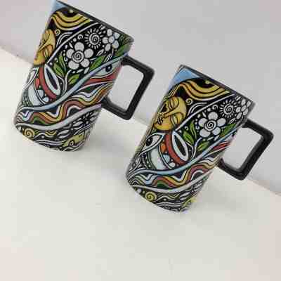 2 STARBUCKS 2018 LAOLU SENBANJO 12 OZ COFFEE MUG COFFEE STORIES CHAPTER 4 - NEW! - Sold on eBay Nov, 13th 2018 for $48.00