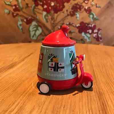 Starbucks 2018 Christmas Gift Ceramics Mug 89 ML Motorcycle Red China Set New  - Sold on eBay Nov, 13th 2018 for $43.50