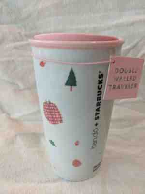 2018 Starbucks Ban.do **BANDO** Double Wall MUG FALL ICONS Traveler 12 0Z  - Sold on eBay Nov, 10th 2018 for $22.00