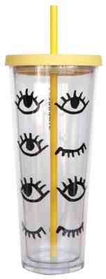 Starbucks 2017 wink cold Cup Limited Edition Tumbler 24 oz - Sold on eBay Nov, 15th 2018 for $39.99