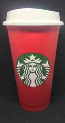 Starbucks Limited Edition Red Holiday Reusable plastic cup tumbler 16oz. 2018 - Sold on eBay Nov, 15th 2018 for $8.00