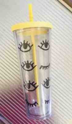 STARBUCKS 2017 WINK EYE TUMBLER ACRYLIC LIMITED EDITION NEW 24 OZ - Sold on eBay Nov, 11th 2018 for $30.00