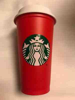 Starbucks Limited Edition Red Holiday 2018 Reusable plastic cup tumbler 16oz. - Sold on eBay Nov, 7th 2018 for $8.50