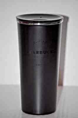 Starbucks Stainless Steel Black Est 1971 Siren Tumbler Travel Mug 16 fl oz - Sold on eBay Nov, 5th 2018 for $24.91