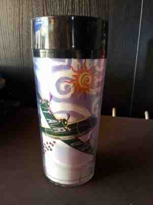 Starbucks Coffee Plane Bomber Vtg Commuter Cup Tumbler ThermoServ USA 16oz 1997 - Sold on eBay Nov, 10th 2018 for $4.99