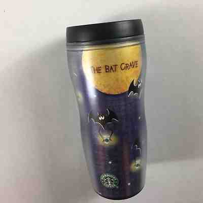 Starbucks Mug The Bat Crave 2001 Travel Tumbler Cup 16oz Coffee Halloween Spooky - Sold on eBay Sep, 22nd 2018 for $18.66