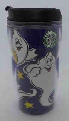 Starbucks Halloween Travel Mug Tumbler 2001 Ghosts Pumpkin Stars With Lid 8 oz  - Sold on eBay Sep, 20th 2018 for $15.00