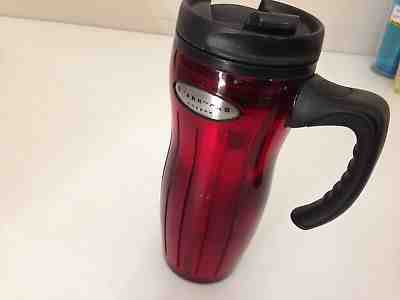 Starbucks Coffee Mug Cup Tumbler Red/Black Insulated Grande Barista 16 Oz 2002 s - Sold on eBay Sep, 14th 2018 for $17.99