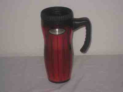 2002 Starbucks Coffee Company Barista Red 16 oz. Travel Mug/Tumbler with Handle - Sold on eBay Sep, 6th 2018 for $9.75