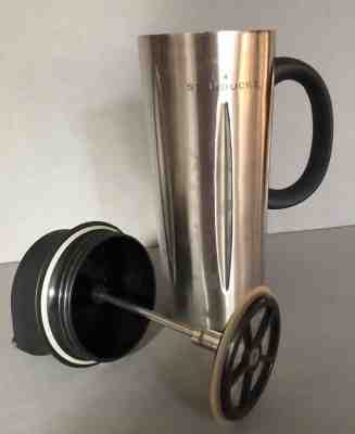 Starbucks Barista Solo Stainless Steel French Press Travel Coffee Mug Tumbler  - Sold on eBay Oct, 11th 2018 for $15.01